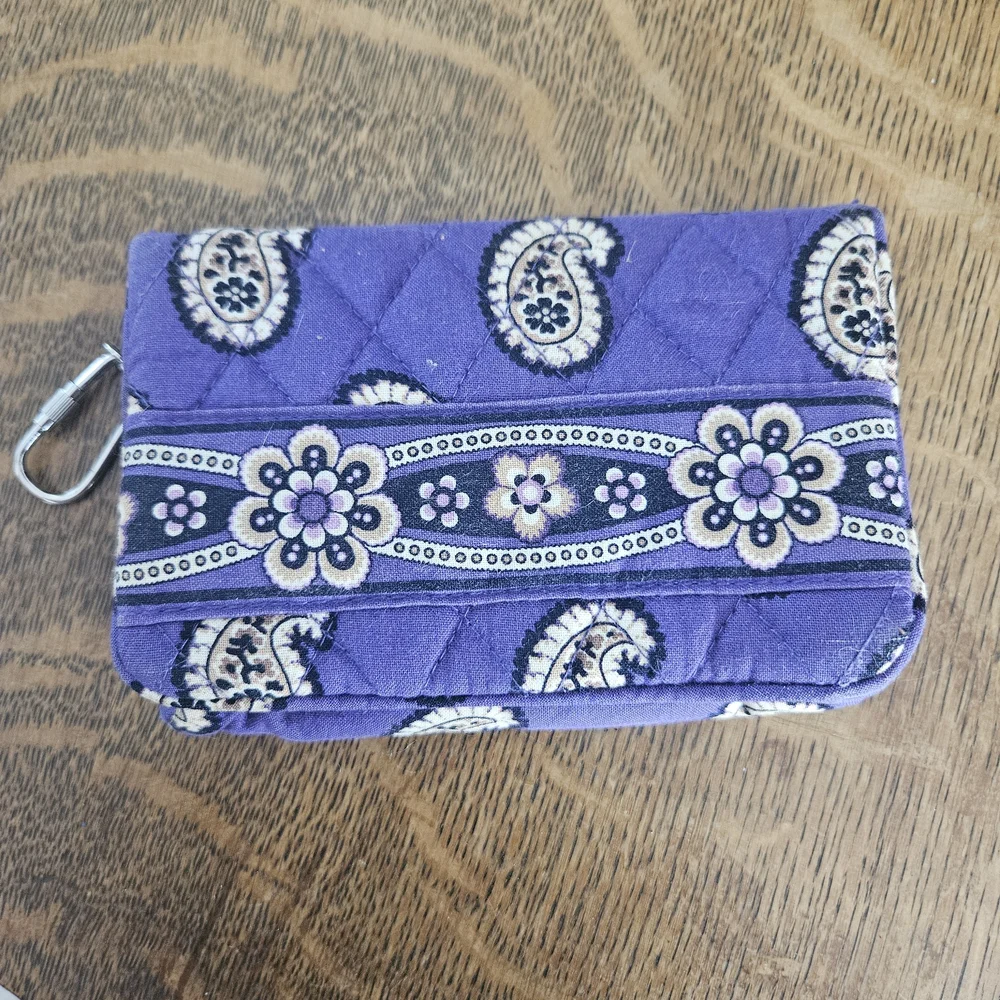 Vera Bradley Purple Paisley Wallet